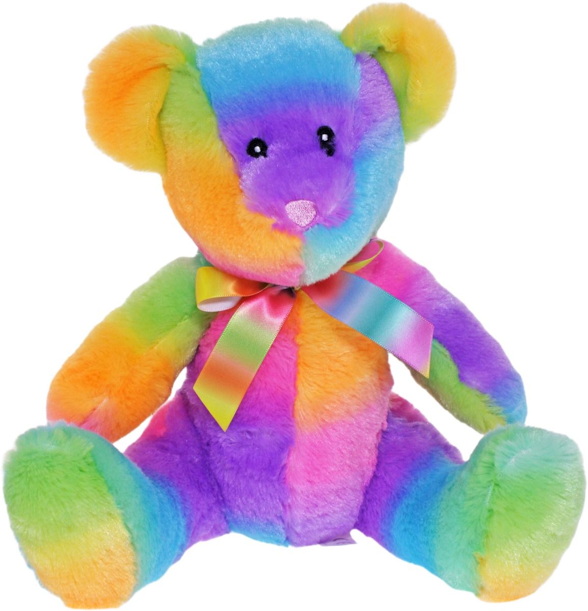 Teddy Bear Bright Rainbow 